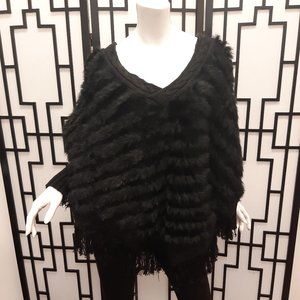 Love Token Real Rabbit Fur Poncho 😻